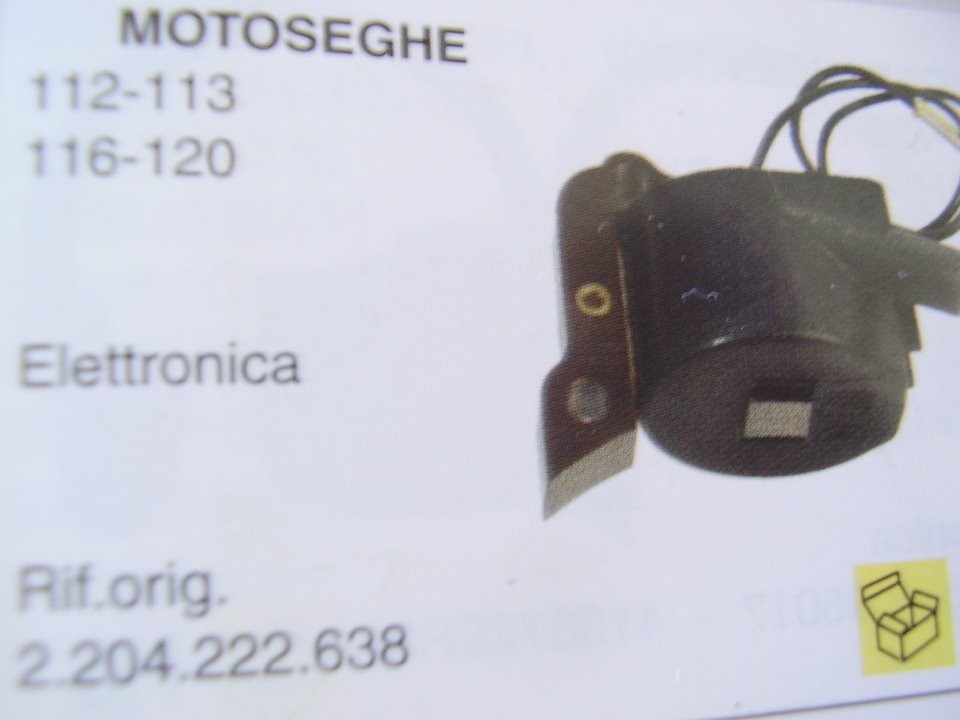  BOBINA ACCENSIONE DOLMAR SACHS-MAKITA 112-113-116-120
