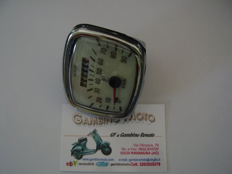 CONTACHILOMETRI CON LANCETTA ROSSA VESPA 125 VNB1 VNB2 VNB3 VNB4 VNB5 6