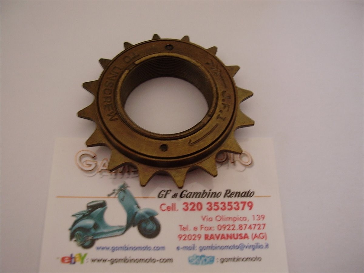 ROCCHETTO AVVIAMENTO PIAGGIO SI/BRAVO/BOXER/CIAO/BOSS 18 DENTI