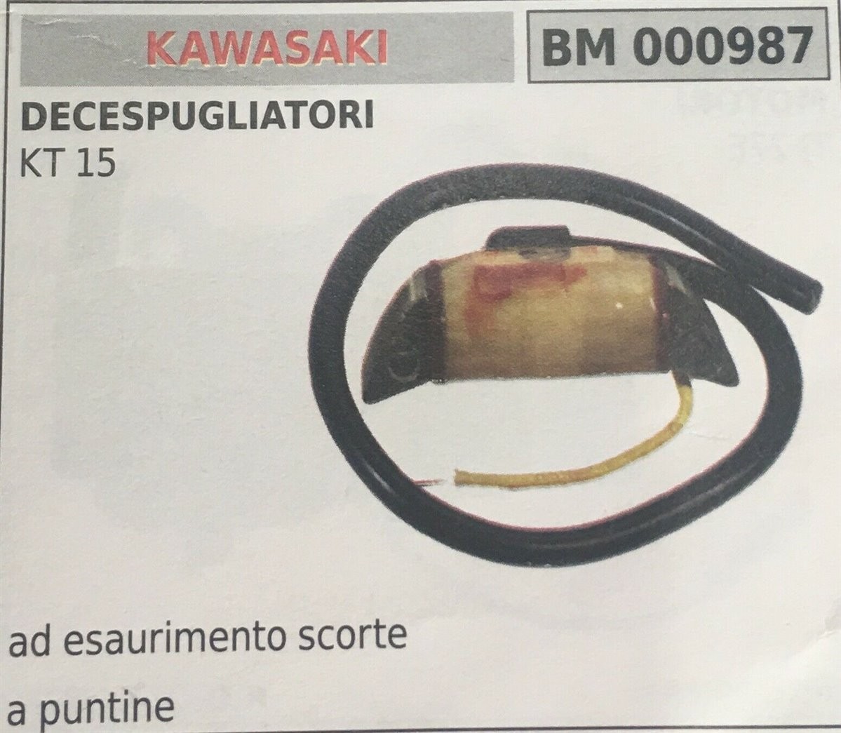 BOBINA BRUMAR A PUNTINE KAWASAKI DECESPUGLIATORI KT 15