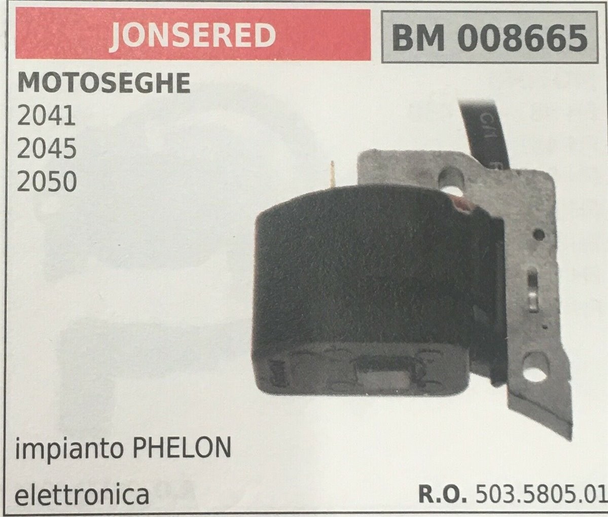 BOBINA BRUMAR ELETTRONICA JONSERED MOTOSEGHE 2041 2045 2050