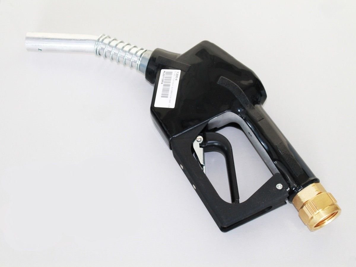 PISTOLA IN METALLO PER TRAVASO CARBURANTE CON BLOCCO AUTOMATICO DEL FLUSSO E REGOLAZIONE PASSAGGIO CARBURANATE 70 L/MINUTO