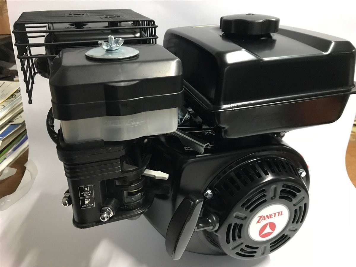 MOTORE BENZINA MODELLO ZANETTI ZBMK210 L11 4 TEMPI 6,8 HP ALBERO CILINDRICO DIAMETRO 20X55 PRESA DI MOTO SU ALBERO A CAMME  APPLICAZIONI MOTOZAPPA KEYWAY SHAFT DIAMETRO 20X55 , MOTOZAPPA YANMAR - IBEA - OREK - FILTRO A BAGNO OLIO - AVVIAMANTO CON AUTOAVVO