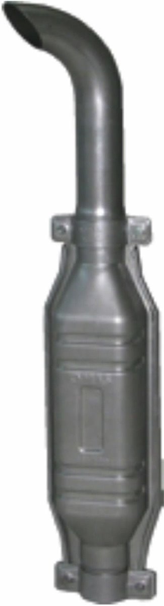 Marmitta completa con prolunga curva piccola Ø 60mm L1140mm