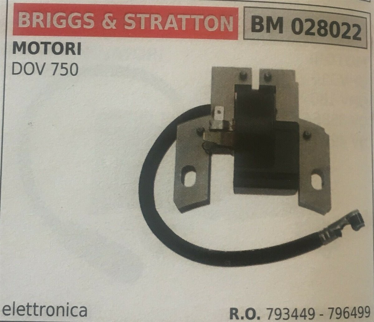 BOBINA BRUMAR ELETTRONICA BRIGGS & STRATTON MOTORI DOV 750