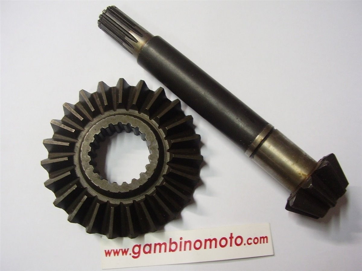 COPPIA CONICA MOTOZAPPA DIESSE ERCOLINO ORSETTO - FORT UNIVERSAL - TOGROTTO DENTI PIGNONE 7 DENTI CORONA  22