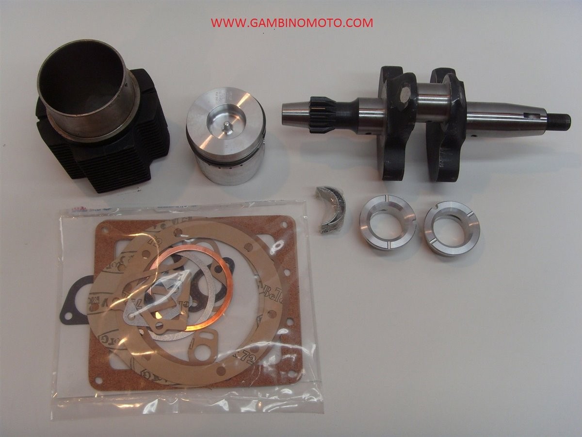KIT COMPLETO REVISIONE MOTORE RUGGERINI RF80 TIPO INDUTRIALE  Kit cilindro/pistone (rif.orig. A2391) + Albero a gomito (rif. orig. 012.50) + Serie Guarnizioni (rif.orig. 2329) + Serie bronzine (rif.orig. 316.77 + 311.01) 