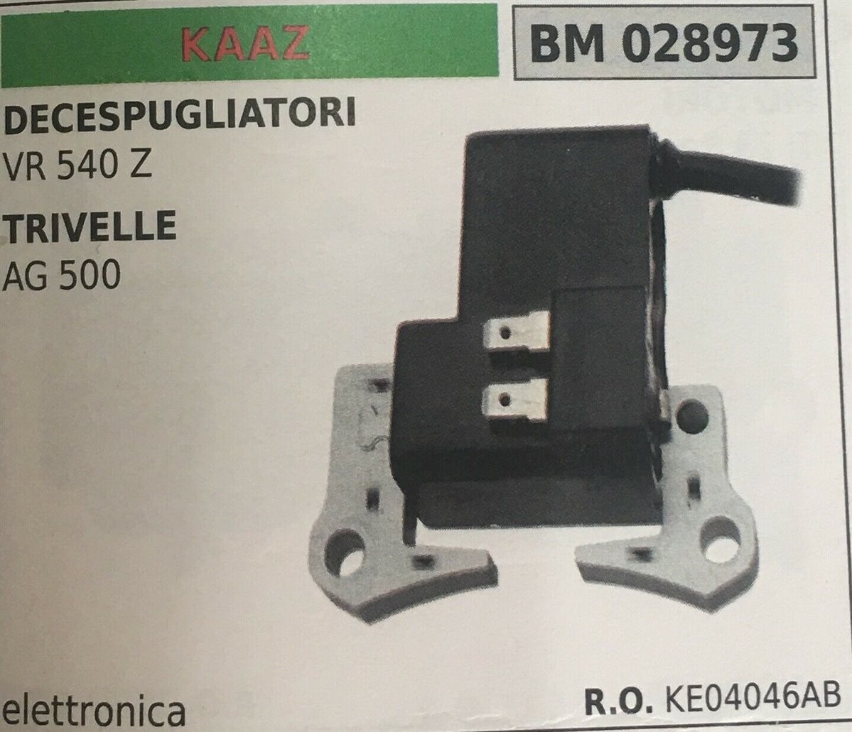 BOBINA BRUMAR ELETTRONICA KAAZ DECESPUGLIATORI VR 540 Z TRIVELLE AG 500
