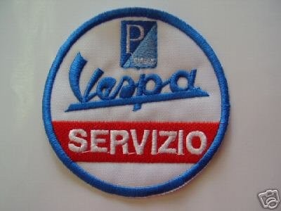 emblema piaggio servizio in stoffa