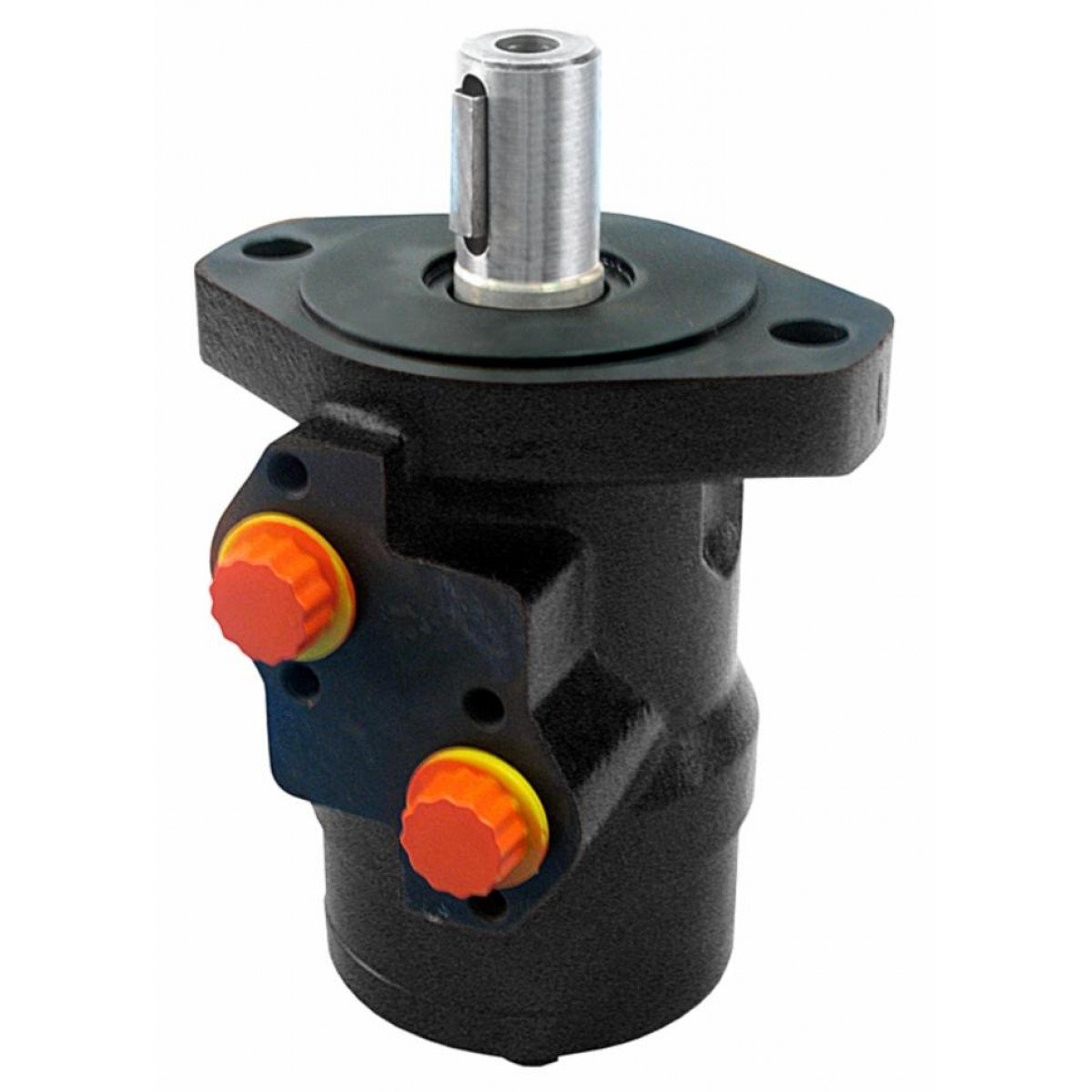 Motore orbitale KP100 con albero cilindrico 25mm, attacchi 1/2"