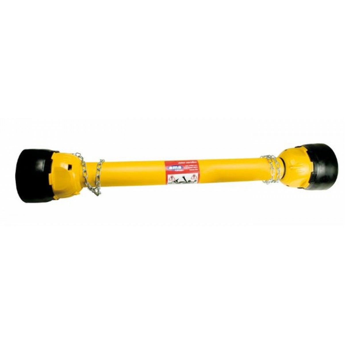 Protezione cardani Ama, categoria 8, lunghezza 1200 mm. Adattabile su cardani By-Py, Binacchi, Eurocardan. Omologato CE.