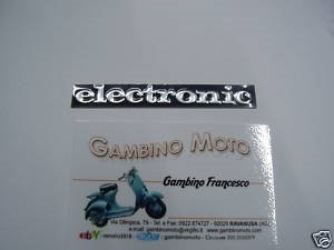 TARGHETTA PIAGGIO SI ELETRONIC
