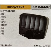 BRUMAR FILTRO HUSQVARNA  MOTOSEGHE 340 340E 345 345E 346XP 350 351 353  72x60x28 R.O. 537 0240 01