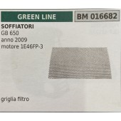 BRUMAR FILTRO GREEN LINE  SOFFIATORI GB 650 anno 2009 motore 1E46FP-3  griglia filtro R.O.-