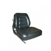 Sedile in sky nero con molleggio incorporato, guide e microswitch per cingoli non omologato