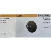 BRUMAR RUOTA RASAERBA MAORI  RASAERBA MP 4814S MP 5318S  coperchio interno Ø esterno 170 mm Ø interno - spessore -  R.O. -