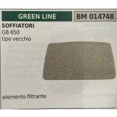 BRUMAR FILTRO GREEN LINE  SOFFIATORI GB 650 tipo vecchio  elemento filtrante R.O.-