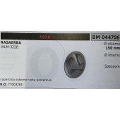 BRUMAR RUOTA RASAERBA IKRA  RASAERBA IALM 3228   coperchio esterno ruota posteriore Ø esterno 150 mm Ø interno - spessore -  R.O. 77003265