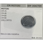 BRUMAR FILTRO CM MOTORI  MOTORI CM 25 CM 46 CM 80 CM 90 (DELL'ORTO)  filtro in rete metallica R.O. 325.010
