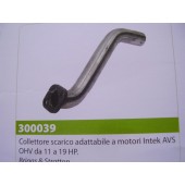 Collettore scarico motore tecumseh Intek AVS OHV da 11 a 19 HP 
