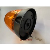 Lampeggiante girofaro arancio 12/24 V H1 a base piana LAMPADA NON INCLUSA