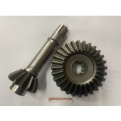 COPPIA CONICA PER FRESE MASCHIO MODELLO NC DENTI PIGNONE 14 DENTI CORONA 28