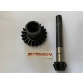 COPPIA CONICA MOTOCOLTIVATORE VAPADANA DENTI PIGNONE 7 DENTI CORONA 20  
