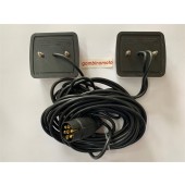 Kit luci con fanali a led confezionamento in valigetta. Cavo 5 poli da 7,5m e 2,5m tra fanali