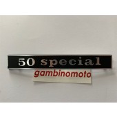TARGHETTA POSTERIORE VESPA 50 SPECIAL