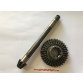 COPPIA CONICA INFERIORE MOTOCOLTIVATORE PASQUALI  Z= 8/33 MODELLO 946 - 945