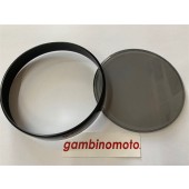 KIT VETRO FUME + GHIERA NERA CONTACHILOMETRI VESPA 50 125 PK XL N V RUSH