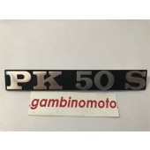 TARGHETTA PER SPORTELLO COFANO VESPA PK 50 S