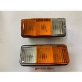 Fanali coppia anteriori dx-sx, 2 funzioni, lampadine non incluse, Viti M5
