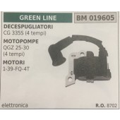 BOBINA BRUMAR ELETTRONICA GREEN LINE DECESPUGLIATORI CG 335S (4 TEMPI) MOTOPOMPE QGZ 25-30 (4 TEMPI) MOTORI 1-39-FQ-4T