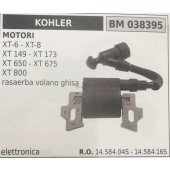 BOBINA BRUMAR ELETTRONICA KOHLER MOTORI XT-6 - XT-8 XT 149 - XT 173 XT 650 - XT 675 XT 800 rasaerba volano ghisa