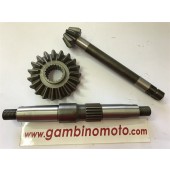 COPPIA CONICA MOTOCOLTIVATORE BERTOLINI DENTI PIGNONE 9 CORONA 20