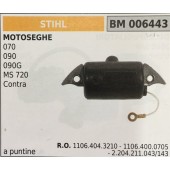 BOBINA BRUMAR A PUNTINE STIHL MOTOSEGHE 070 090 090G MS 720 Contra