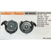AVVIAMENTO COMPLETO BRUMAR EMAK - OLEO MAC - DYNAMAC - EFCO DECESPUGLIATORI OM 720 - 722S OM 726S - 726D/T SPARTA 26 - 26S EFCO 200 - 220 - 260 EFCO 261A T.N. EFCO 8200 - 8220 EFCO 8260