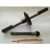 COPPIA CONICA FRESA MOTOCOLTIVATORE GOLDONI 50 DENTI PIGNONE 10 DENTI CORONA 34