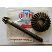 COPPIA CONICA MOTOZAPPA FM 430 - 440 DENTI PIGNONE 7 DENTI CORONA 25 