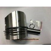 PISTONE COMPLETO PER LOMBARDINI  4LD640 0,50 MM - cod. origin.: 6500.071  4 segmenti diametro spinotto 28 mm camera decentrata diametro 43,40 mm