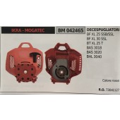 AVVIAMENTO COMPLETO BRUMAR IKRA - MOGATEC DECESPUGLIATORI BF XL 25 SSB/SSL BF XL 30 SSL BT XL 25 T BAS 3018 BAS 3020 BAS 3040   colore rosso