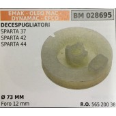 PULEGGIA AVVIAMENTO BRUMAR EMAK - OLEO MAC - DYNAMAC - EFCO DECESPUGLIATORI SPARTA 37 SPARTA 42 SPARTA 44   Ø 73 MM foro 12 mm