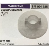 PULEGGIA AVVIAMENTO BRUMAR MARUYAMA DECESPUGLIATORI AE 200 M 22    Ø 75 MM foro 15.5 mm