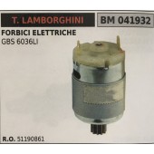 MOTORE ELETTRICO BRUMAR T. LAMBORGHINI FORBICI ELETTRICHE GBS 6036LI