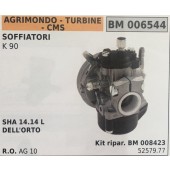 CARBURATORE A VASCHETTA BRUMAR AGRIMONDO - TURBINE - CMS SOFFIATORI K 90    SHA 14.14 L  DELL'ORTO Kit ripar. BM 008423