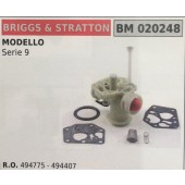 CARBURATORE A VASCHETTA BRUMAR BRIGGS&STRATTON MODELLO Serie 9