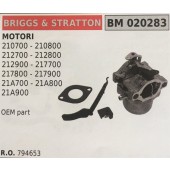 CARBURATORE A VASCHETTA BRUMAR BRIGGS&STRATTON MOTORI 210700 - 210800 212700 - 212800 212900 - 217700 217800 - 217900 21A700 - 21A800 21A900    OEM part
