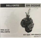 CARBURATORE A VASCHETTA BRUMAR DELL'ORTO    SHA 14.12 DELL'ORTO Kit ripar. BM 008423