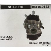 CARBURATORE A VASCHETTA BRUMAR DELL'ORTO    SHA 14.12L DELL'ORTO Kit ripar. BM 008423